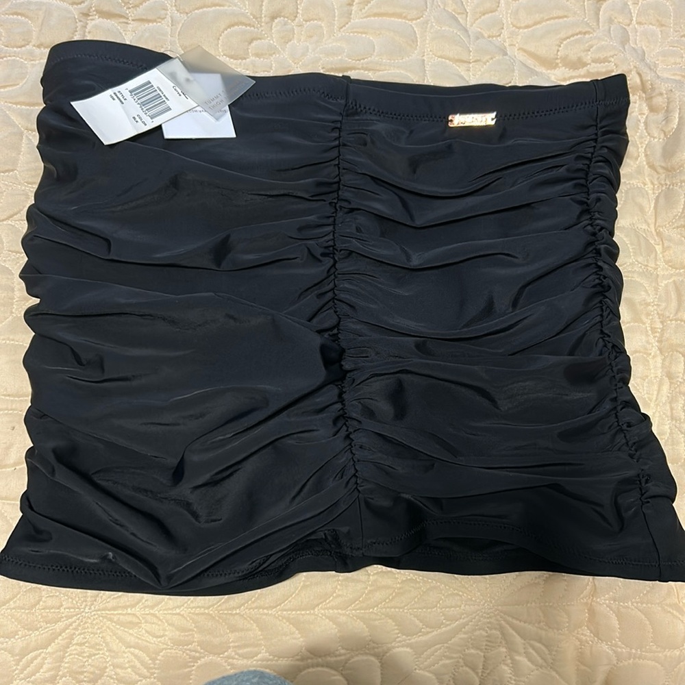 Raisins Black Bubble swim skirt